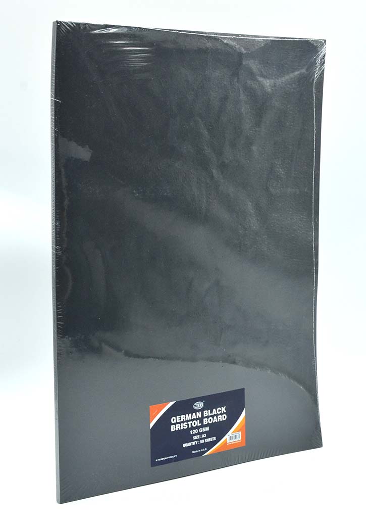 FIS - German Black Bristol Board A3