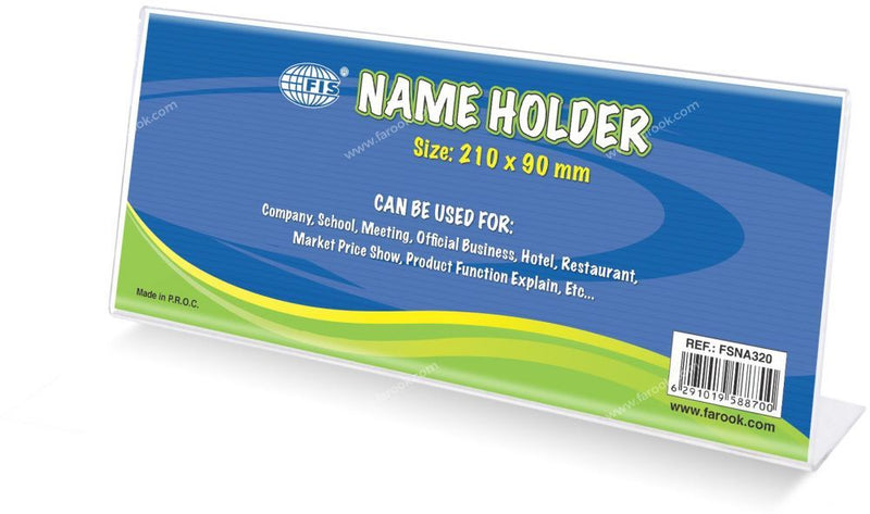FIS - Name Holders 1 Side, 210 x 90 mm