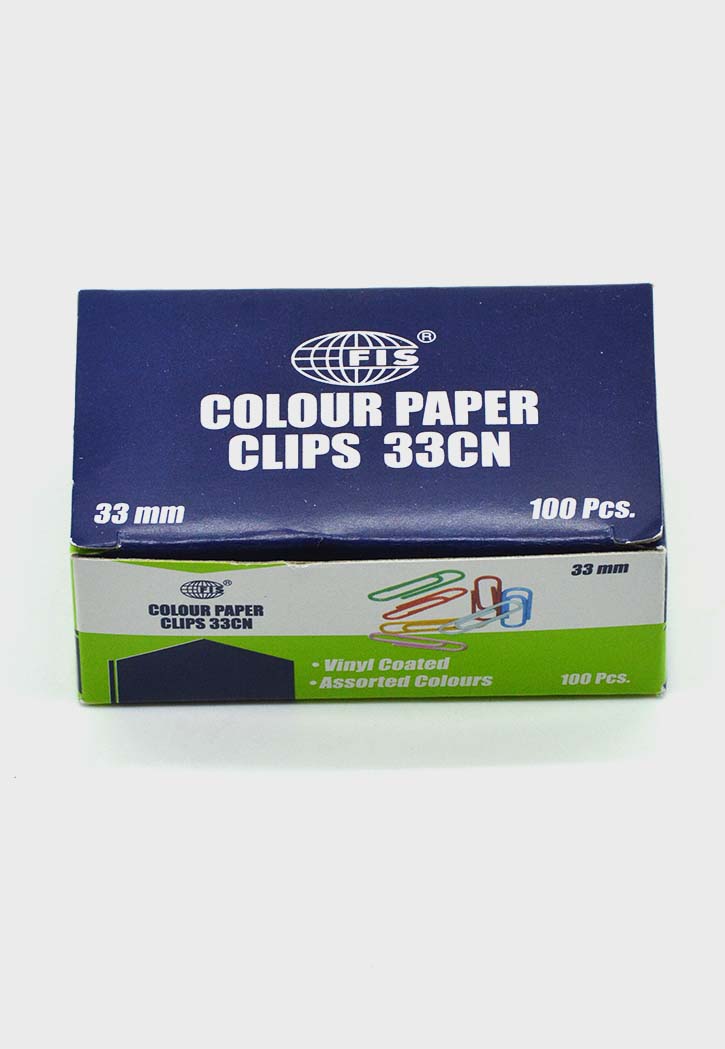 FIS - Colored Paper Clips 33MM
