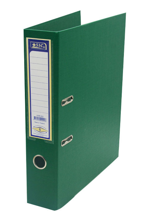 ملف بلاستيكي _ 2 خرم - اخضر غامق SBC LEVER ARCH FILE 3" DARK GREEN