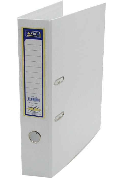 ملف بلاستيكي _ 2 خرم - ابيض SBC LEVER ARCH FILE 3" WHITE