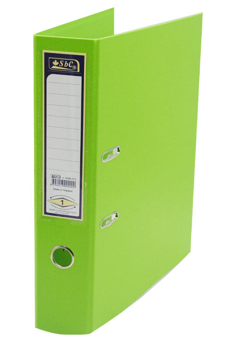 ملف بلاستيكي _ 2 خرم - اخضر كيوي SBC LEVER ARCH FILE 3" KIWI GREEN