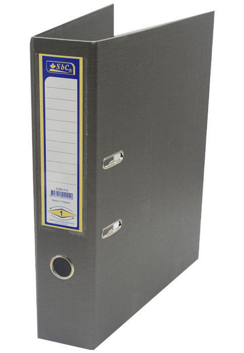 ملف بلاستيكي _ 2 خرم - فضي" SBC LEVER ARCH FILE 3" SILVER