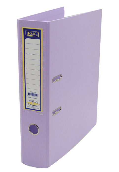 ملف بلاستيكي _ 2 خرم - بنفسجي فاتح SBC LEVER ARCH FILE 3" PASTEL VIOLET