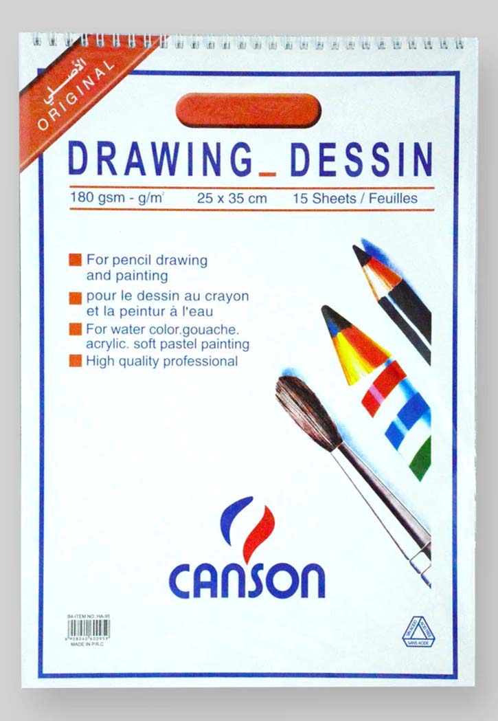 Canson - Spiral Drawing Book B4
