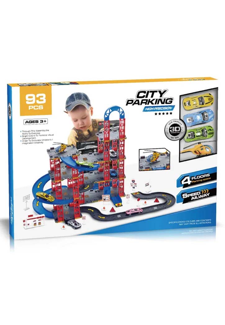 موقف سيارات مع مصعد وملحقاته 4 Level Car Park With Elevator And Accessories (92PCS)