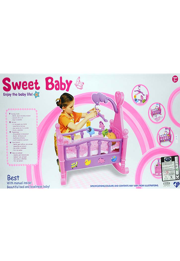 Sweet Baby Doll With Bed Set Large