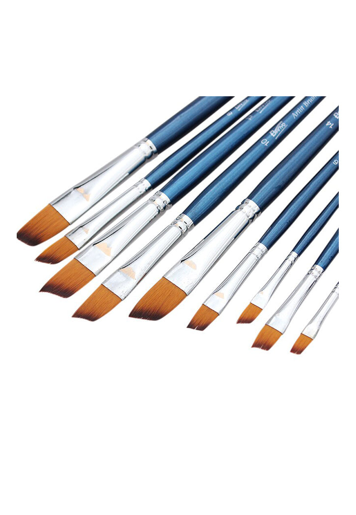 BIANYO COROT ARTIST PAINT BRUSH 9PCS ANGULAR