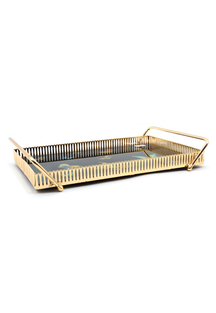 Golden Serving Tray 38X26CM