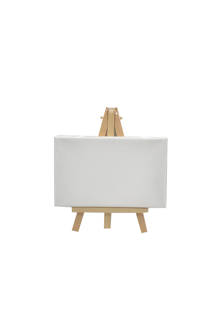 Mini Easel Stand With Canvas 12x16CM