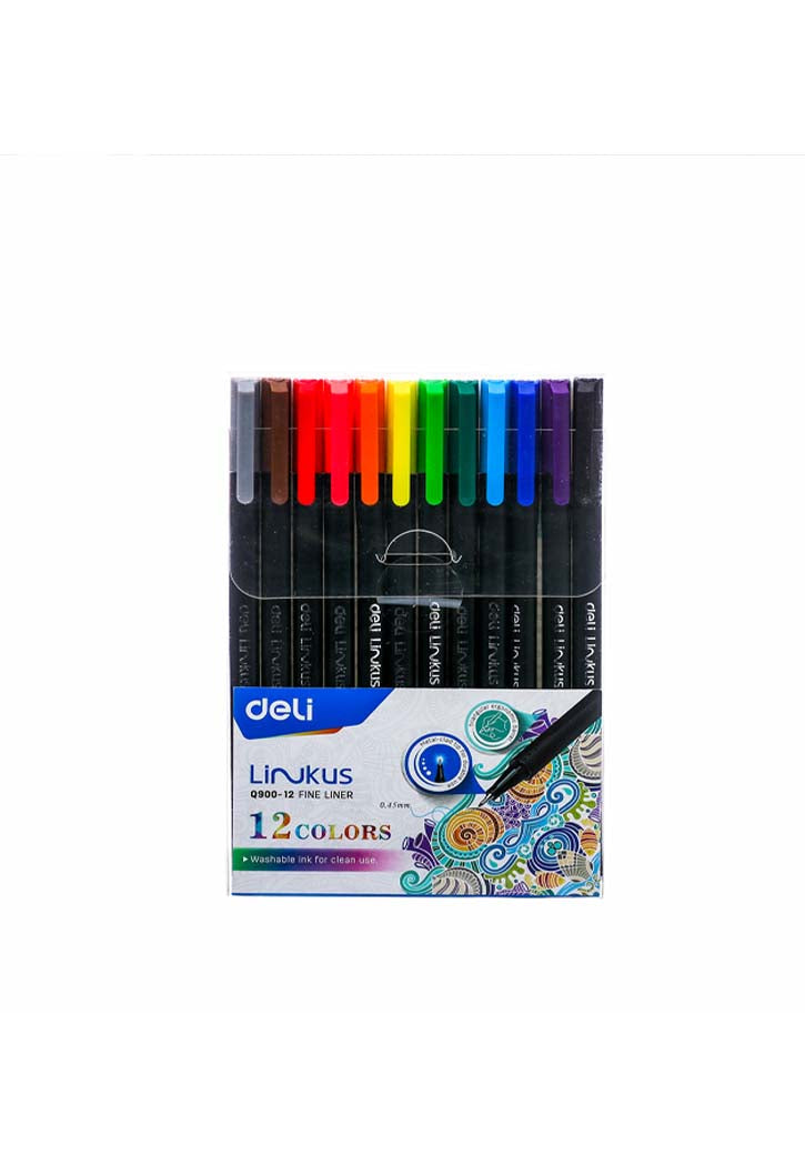 Deli Linkus - Fine Liner 12 Colors