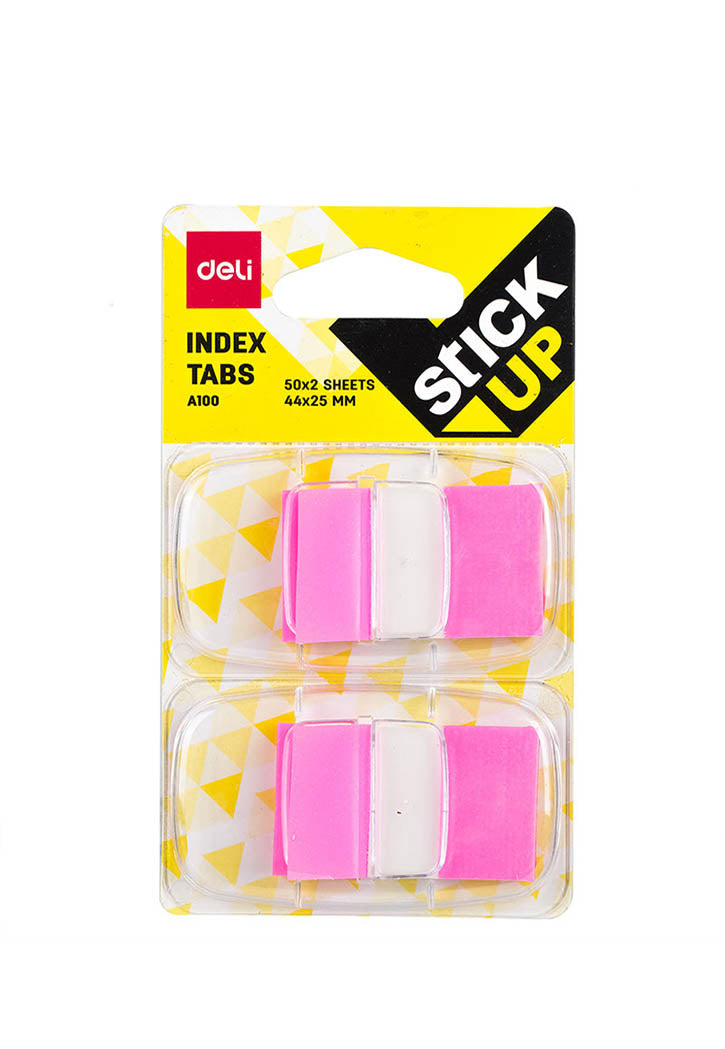 Deli Index Tabs 44X25Mm Tab Asst.