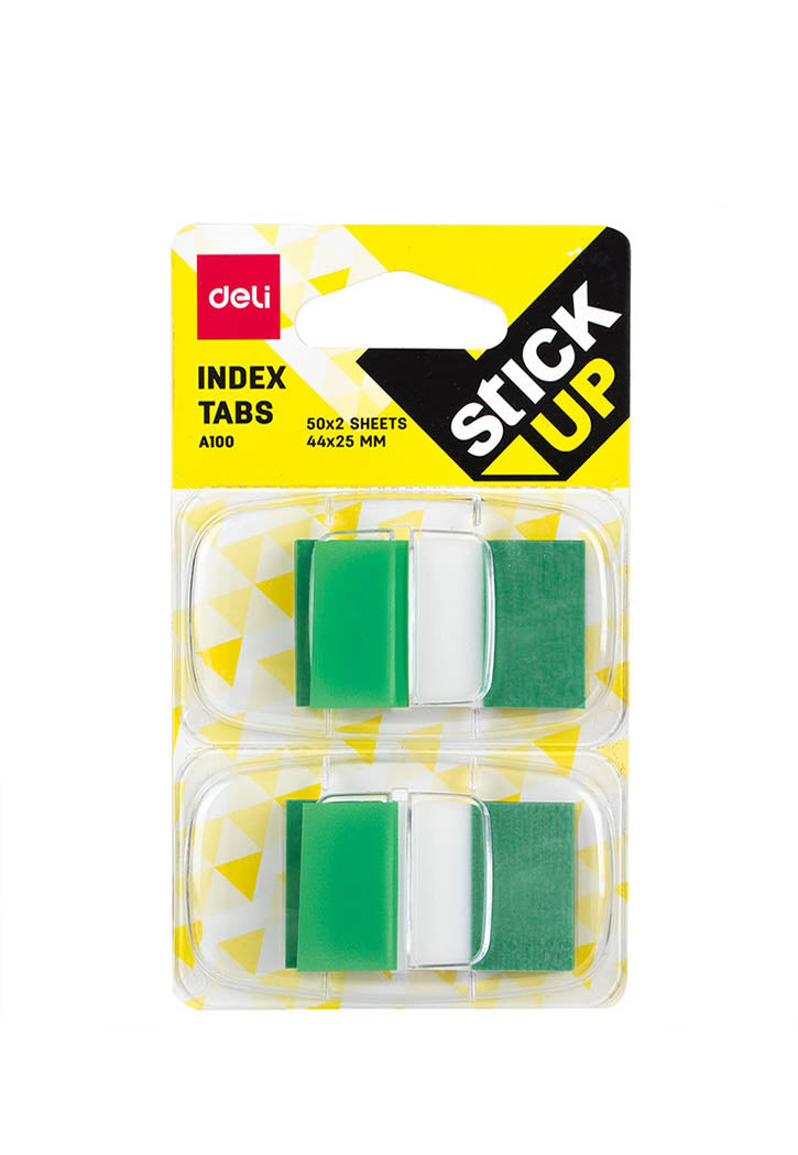 Deli Index Tabs 44X25Mm Tab Asst.