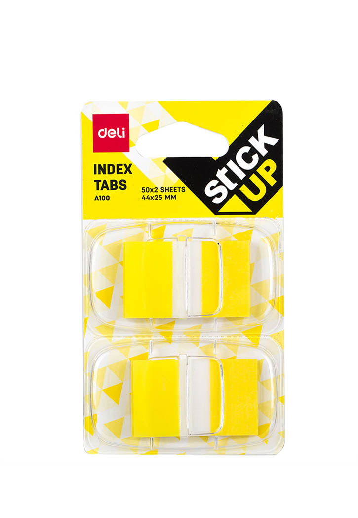 Deli Index Tabs 44X25Mm Tab Asst.