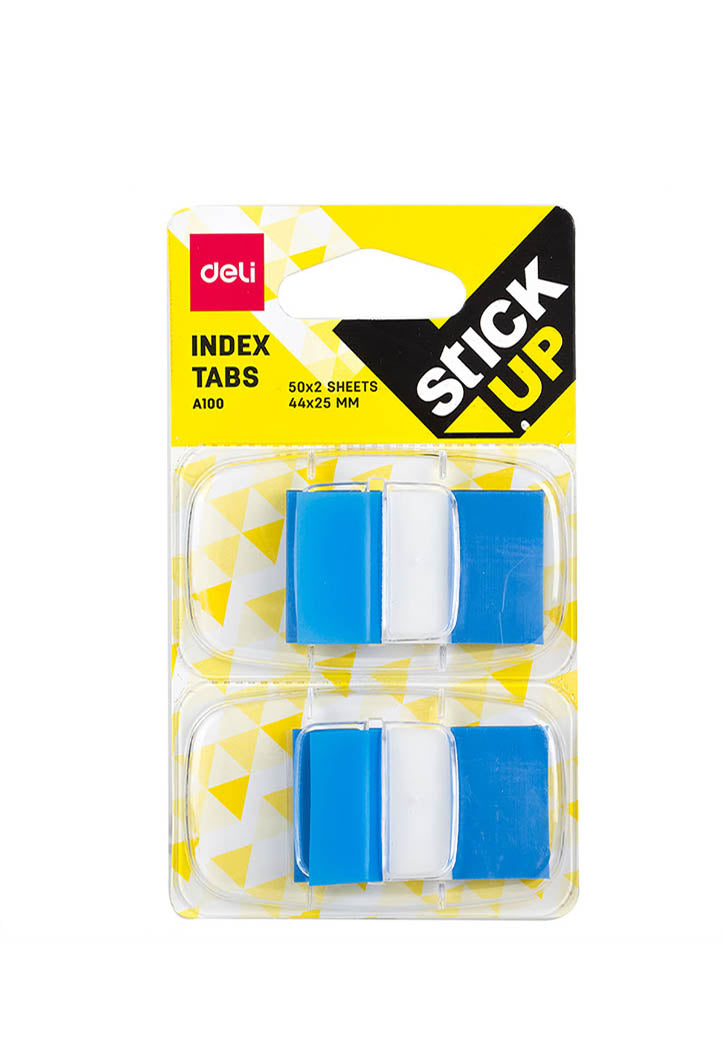 Deli Index Tabs 44X25Mm Tab Asst.