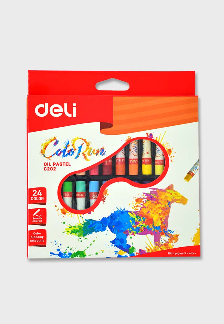 Deli - Colorun Oil Pastel 24PCS