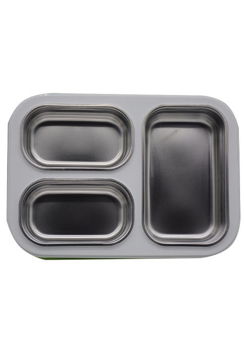 صندوق طعام _ ستانلس TEDEMEI STAINLESS STEEL LUNCH BOX 1.2L-B6540