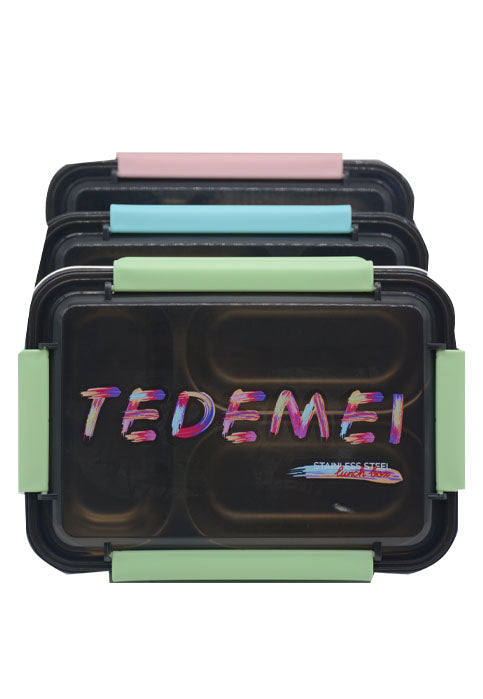 .علبة طعام _ ستانلس TEDEMEI STAINLESS STEEL LUNCH BOX 700ML-6543