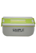 صندوق طعام مع ملعقة SIMPLE RECTANGLE PLASTIC LUNCH BOX W/SPOON 1200ML