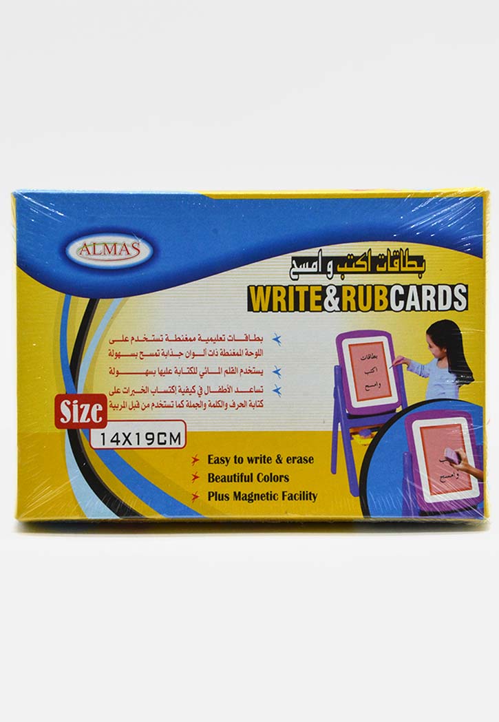 Almas - Write & Wipe Learning Cards