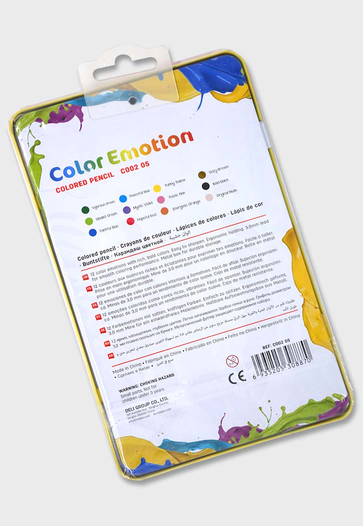 Deli - Colored Pencils 12PCS