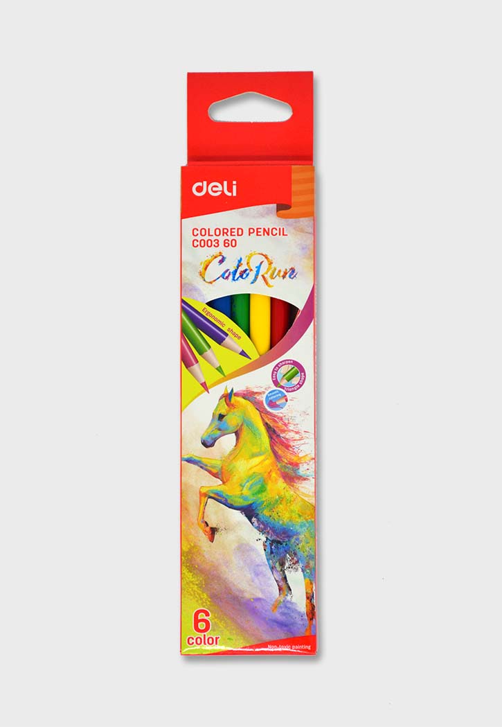 Deli - Colorun Colored Pencil 6PCS