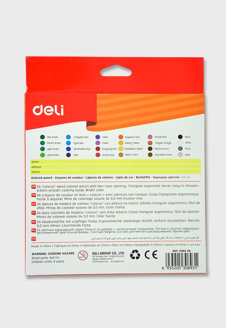 Deli - Colored Pencil 24PCS