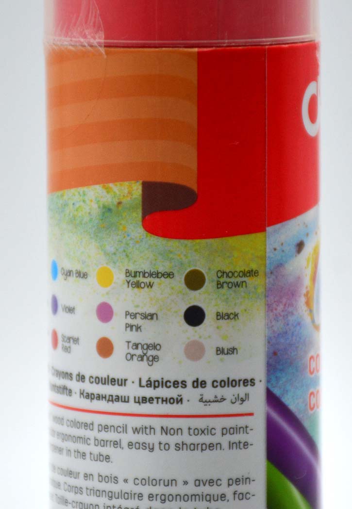 Deli - Colorun Colored Pencil 12PCS Tube