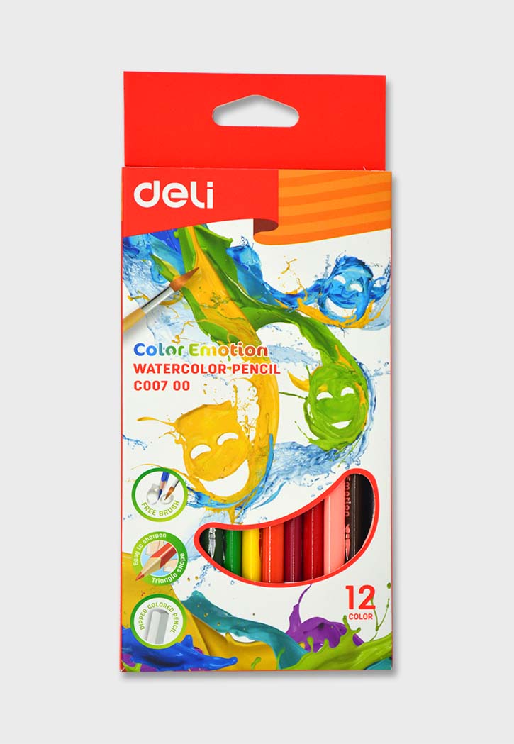 Deli - Water Color Pencil 12Colors