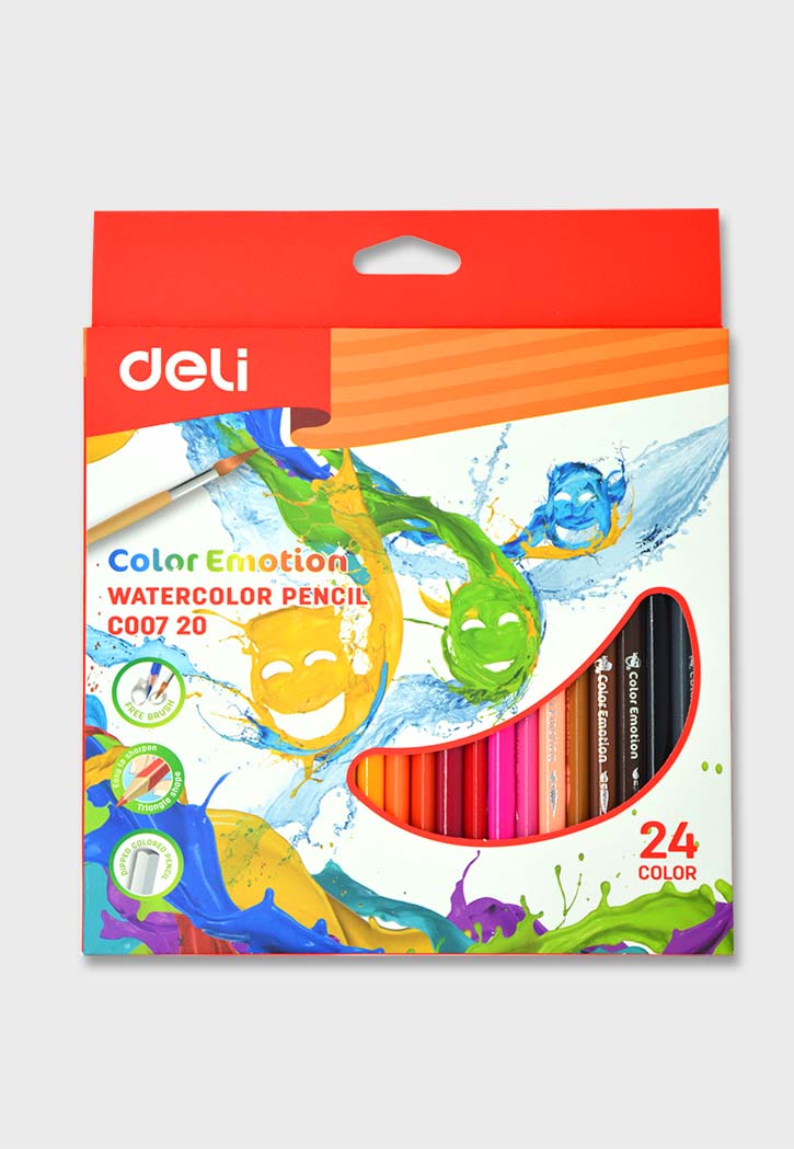 Deli - Water Color Pencil 24Colors