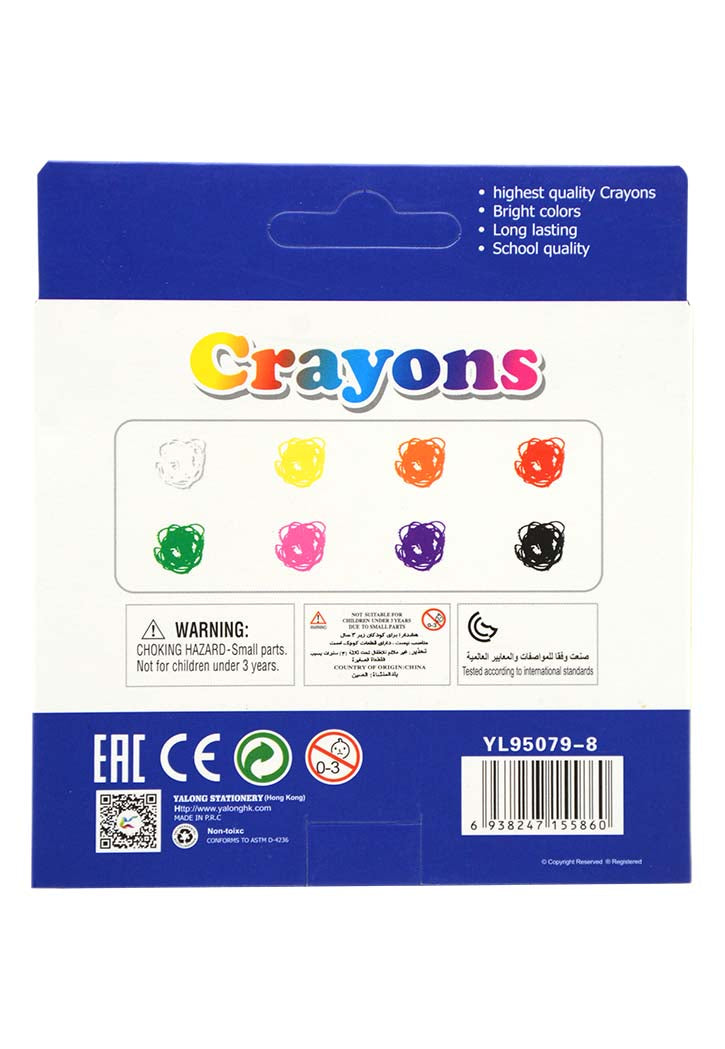YaLong - Jumbo Crayons 8 Colors