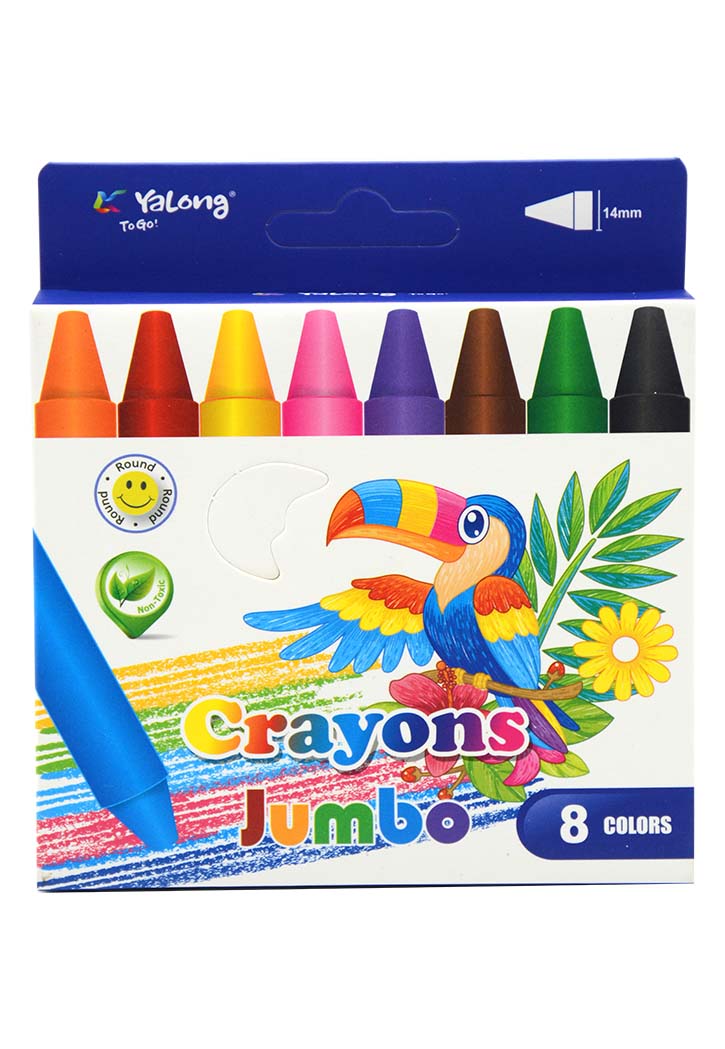 YaLong - Jumbo Crayons 8 Colors