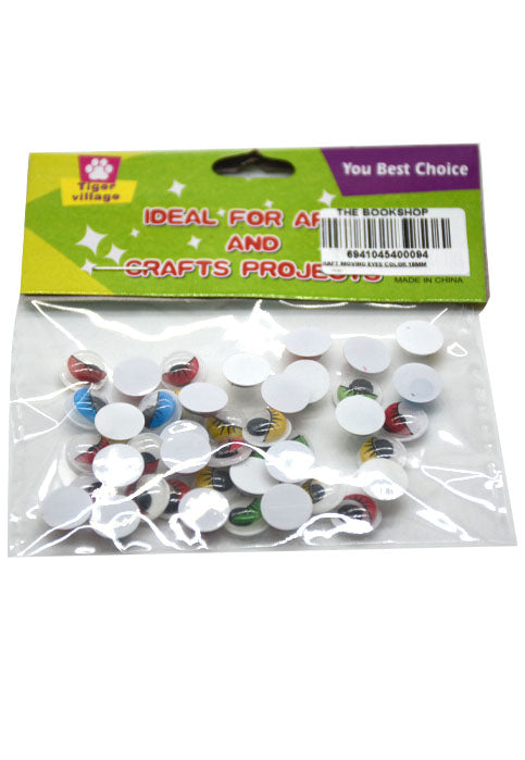 CRAFT MOVING EYES COLOR 10MM
