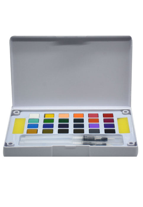 ART NATION SOLID WATER COLOR 24COLORS WITH 2 BRUSH