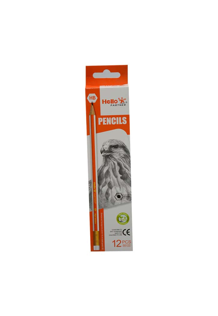 Hello Partner - 12Pcs HB Pencils