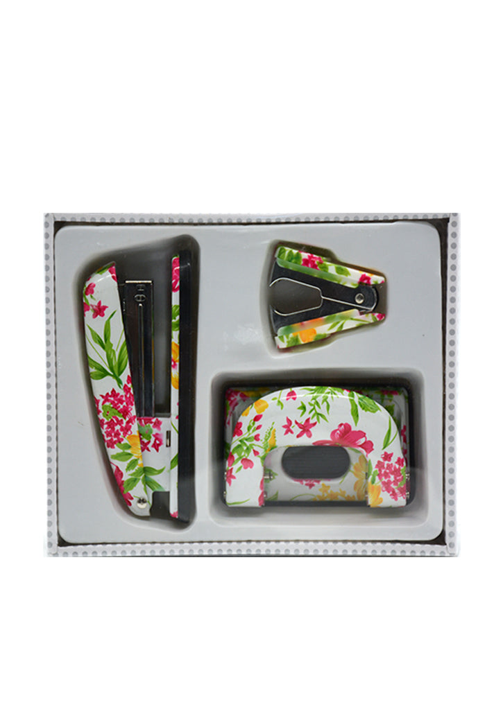 Flower Printed Office Set 3Pcs