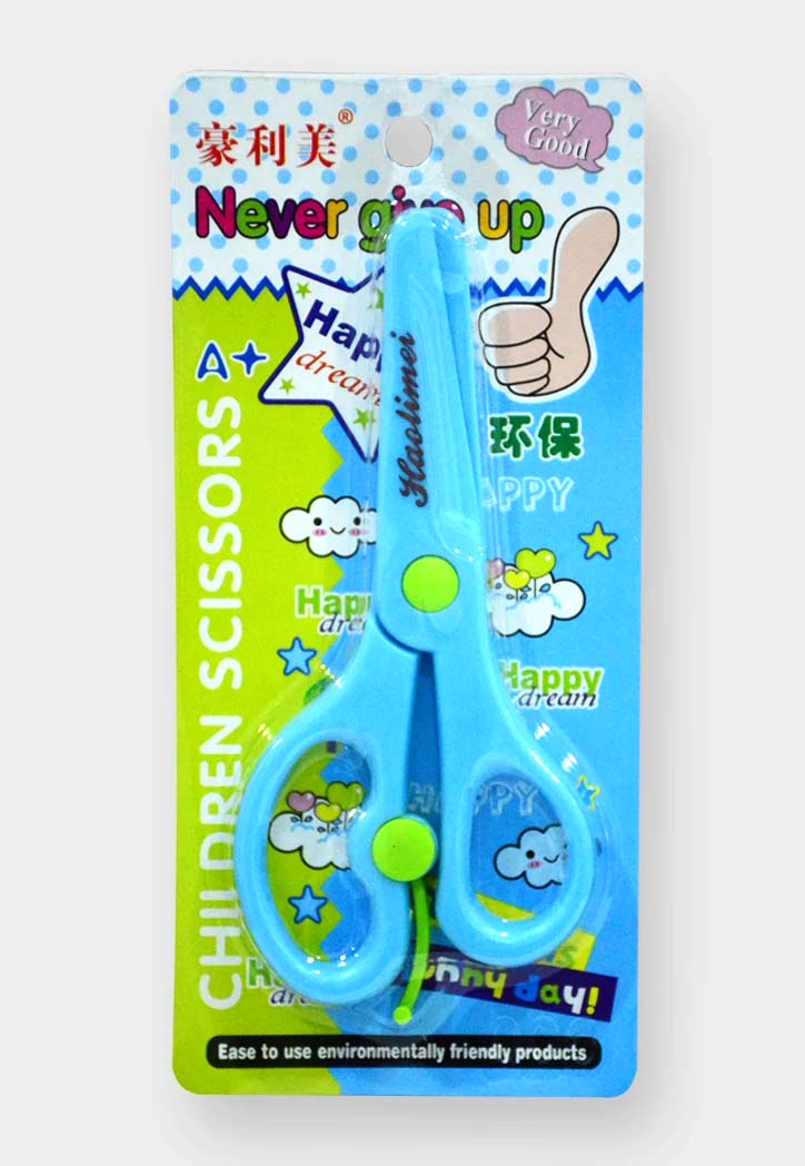 Kids Plastic Scissors (Blue)