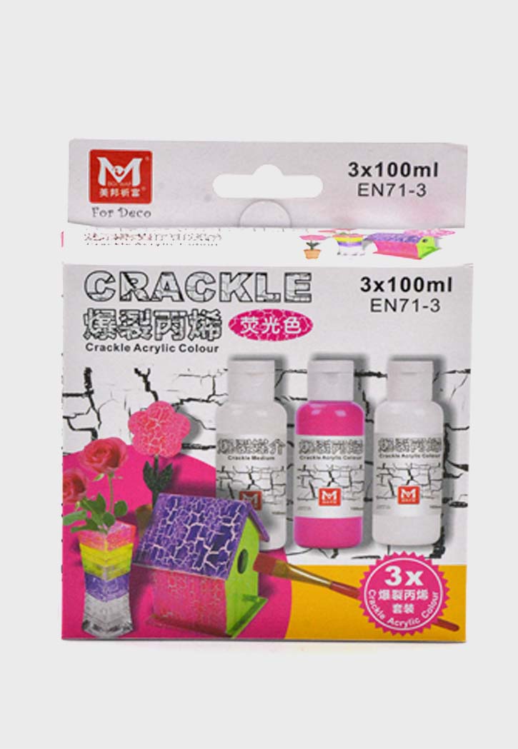 Crackle - Acrylic Color 3x100ML