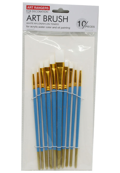 ART RANGERS FOR DECORATION ART BRUSH 10PIECES PKT