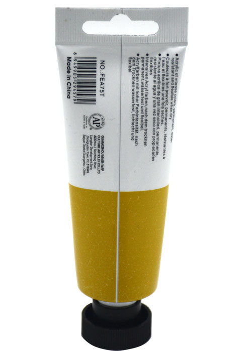 ART RANGER ACRYLIC COLOUR 75ML-GOLD