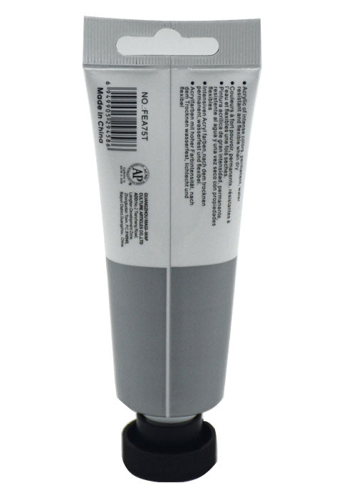 ART RANGER ACRYLIC COLOUR 75ML-SILVER