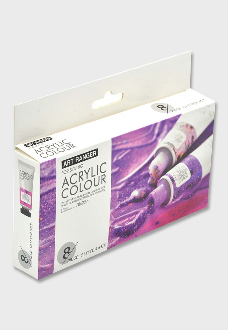 Art Ranger - Acrylic Glitter Color Set 8x22ML