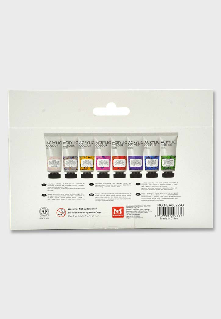 Art Ranger - Acrylic Glitter Color Set 8x22ML