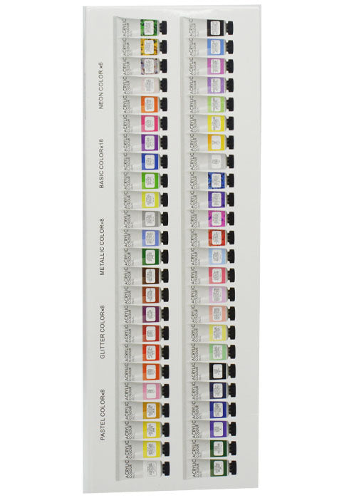 طقم انابيب الوان اكرليك - 48 لون ART RANGERS ACRYLIC COLOUR 48TUBES 22ML