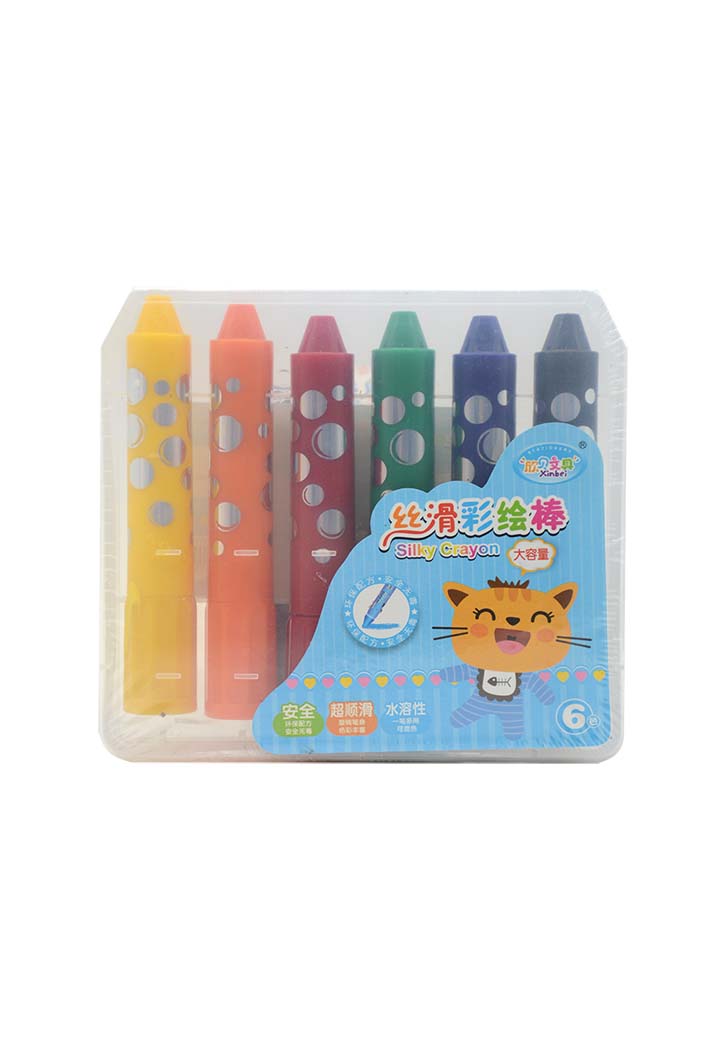 Xinbi - Silky Crayons 6Pcs