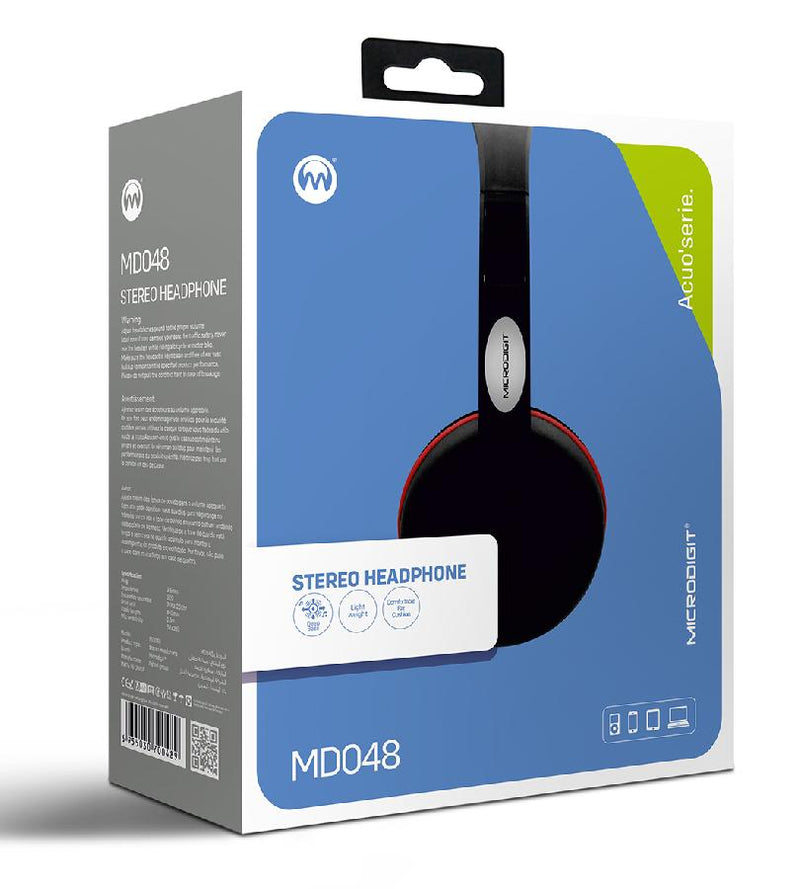 سماعات راس Microdigit - Stereo Headphone MD048