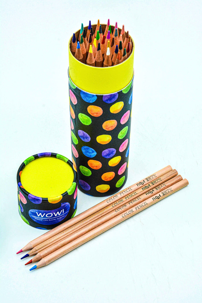 NOOK 36PCS COLOR PENCILS IN PAPER TUBE K88-33