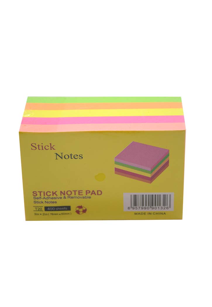 Colored Sticky Notes 3x2'