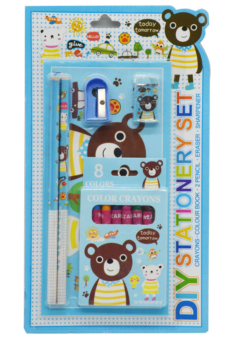 SHENGMA DIY STATIONERY SET 6PCS/PKT ASSTD