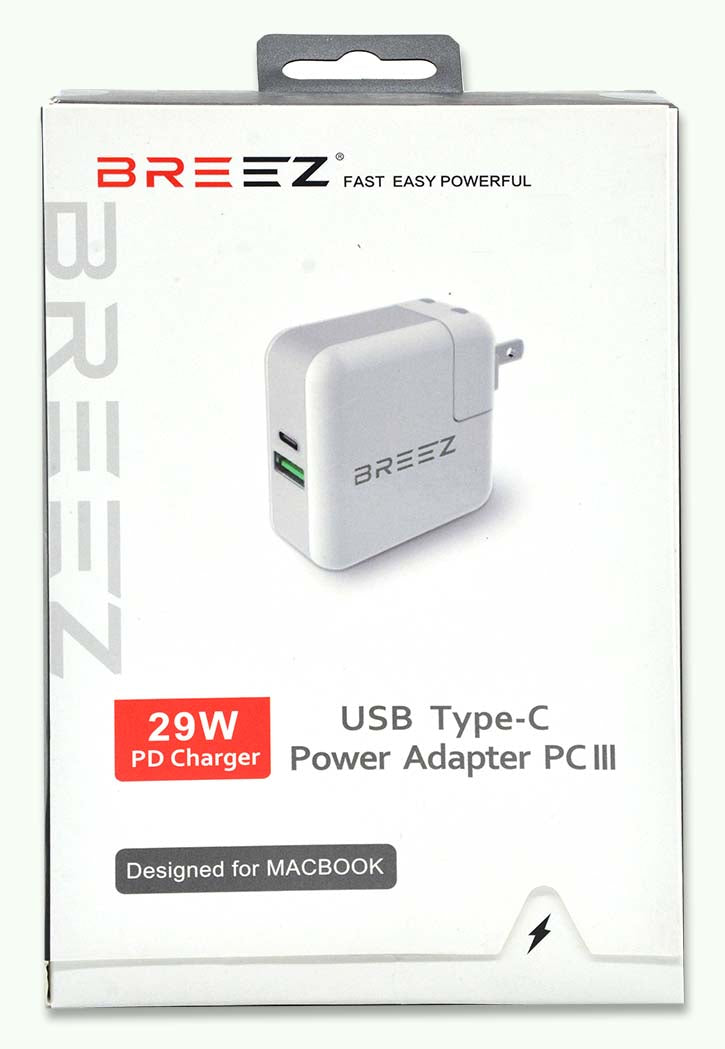 BREEZ USB TYPE-C POWER ADAPTER PCIII